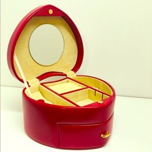 Juicey couture heart shaped jewelry box